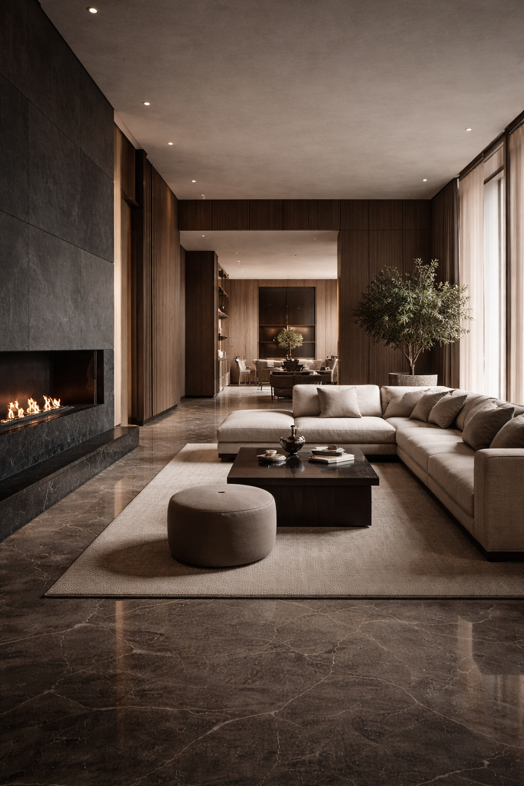 Luxury interior architectural space